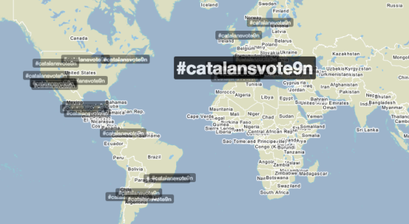 TrendsMap #CatalansVote9N